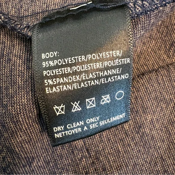 Anthropologie Harlyn Navy Plaid Jacket – Size Small – Snap Front – Mid Length - Picture 8 of 12